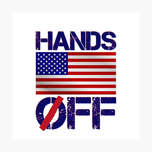 Item preview, Hands off American democracy designed and sold by amatiana.