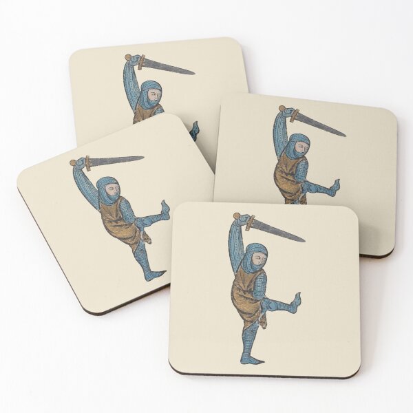 Item preview, Stretching Knight with sword medieval meme designed and sold by MargiKnights.