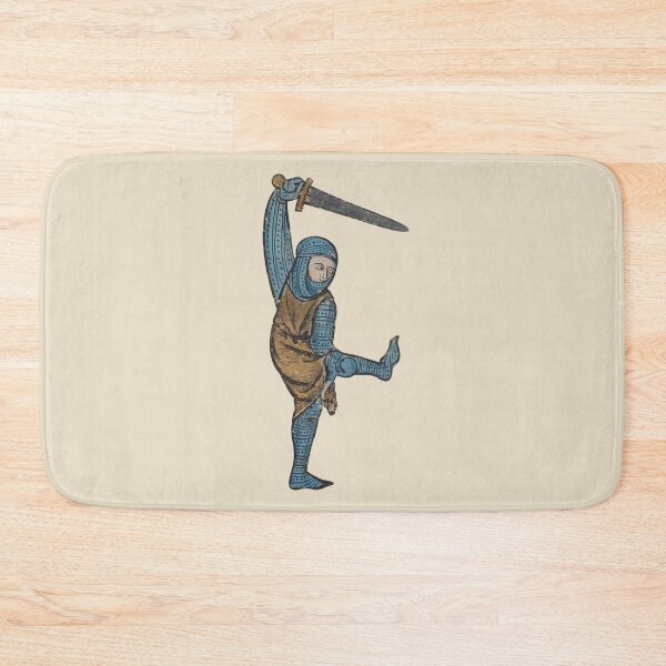 Item preview, Stretching Knight with sword medieval meme designed and sold by MargiKnights.