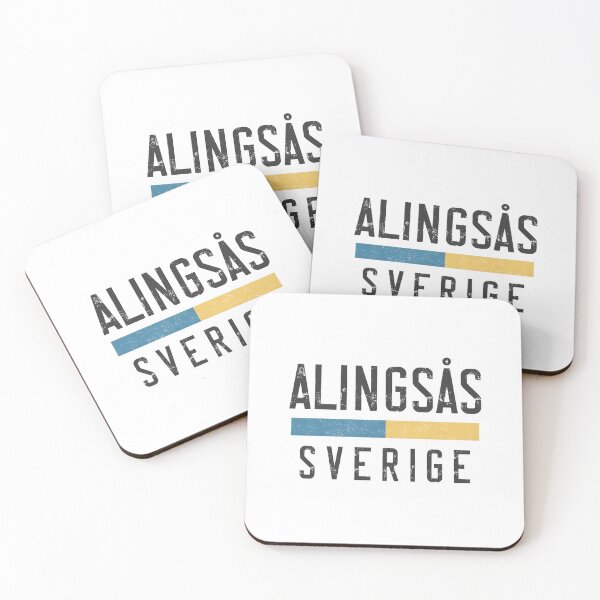 Item preview, Alingsås Sverige Retro Vintage Swedish Flag  designed and sold by jeshands.