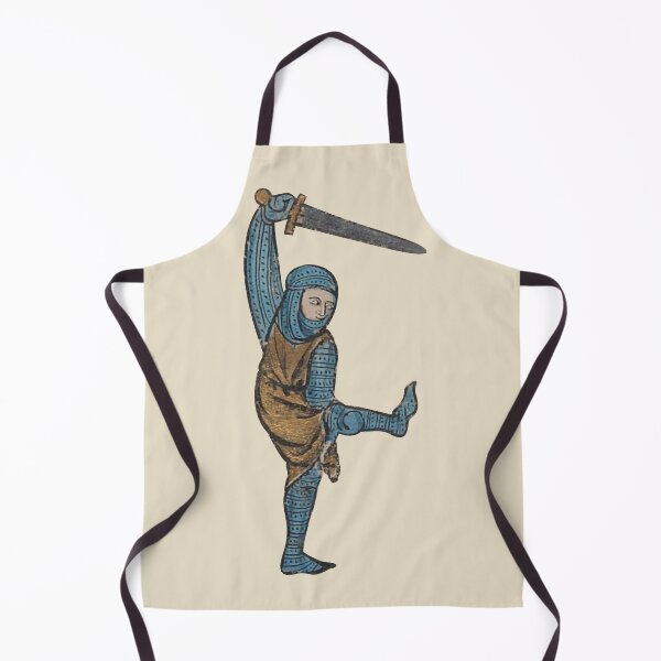 Item preview, Stretching Knight with sword medieval meme designed and sold by MargiKnights.