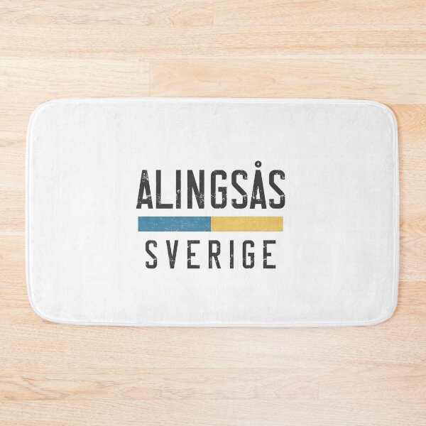 Item preview, Alingsås Sverige Retro Vintage Swedish Flag  designed and sold by jeshands.