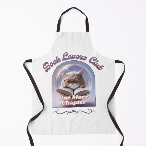Item preview, Book Lovers Club – One More Chapter Cat designed and sold by ZerotwoStudio.