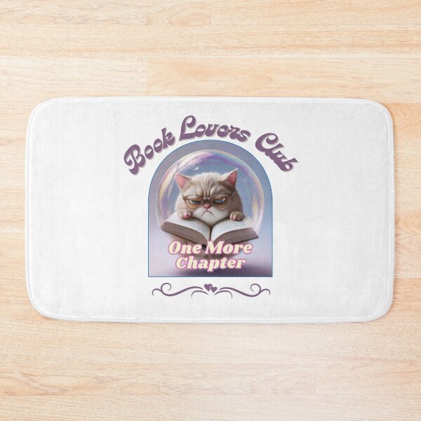 Item preview, Book Lovers Club – One More Chapter Cat designed and sold by ZerotwoStudio.