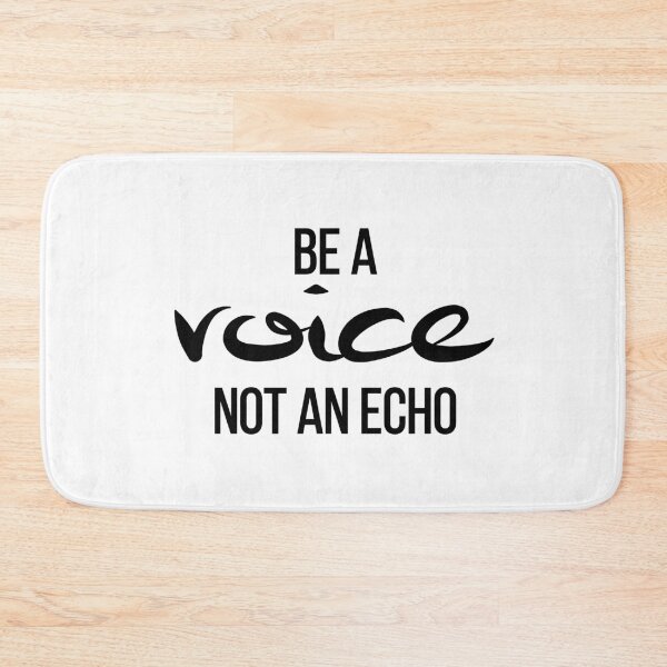Item preview, Authenticity Quote Wall Art | Be A Voice Not An Echo | Personal Excellence Gift designed and sold by TextMuse.