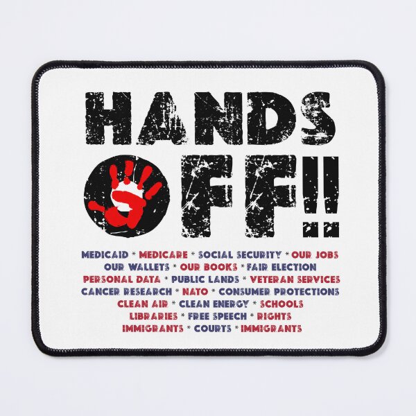 Item preview, Hands off my social security sign protest designed and sold by BrightNook.