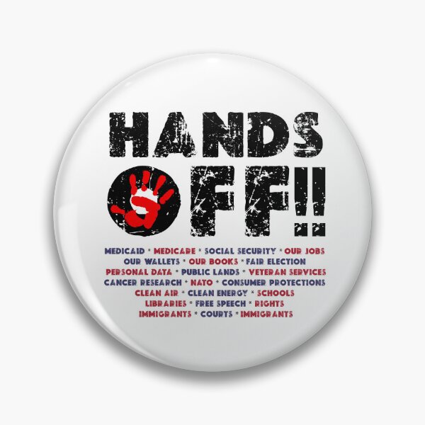 Item preview, Hands off my social security sign protest designed and sold by BrightNook.