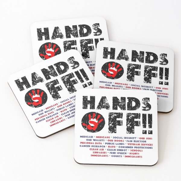Item preview, Hands off my social security sign protest designed and sold by BrightNook.