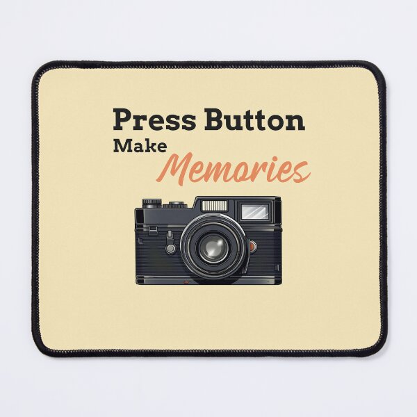 Item preview, Press Button Make Memories Vintage Camera designed and sold by The Sun Brings Light.