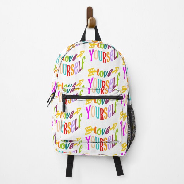 Item preview, A colorful Love yurself typography with an arrow designed and sold by adlkh.