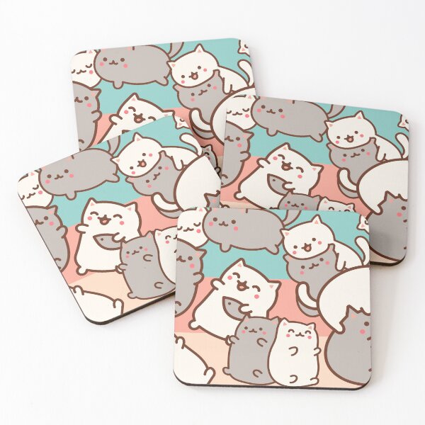 Item preview,  Kawaii kitty friends designed and sold by BritishDelights.