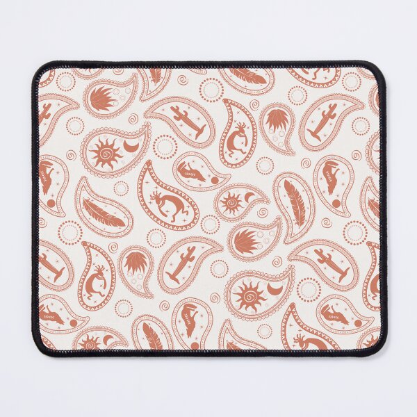 Item preview, Boho Southwestern Novelty Paisley in Terra Cotta designed and sold by chrisdembinski.