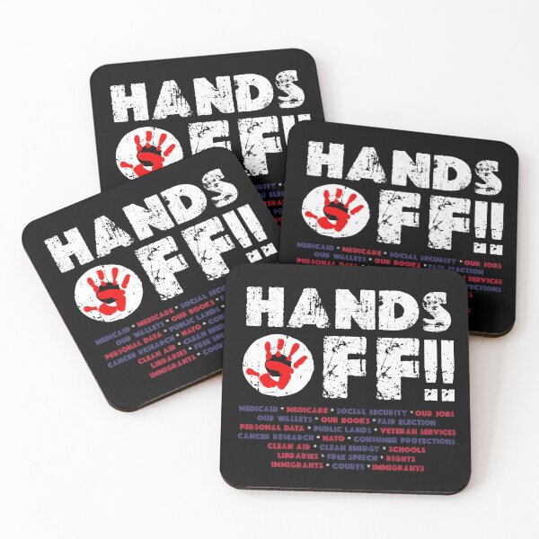 Item preview, Hands off my social security sign protest designed and sold by BrightNook.
