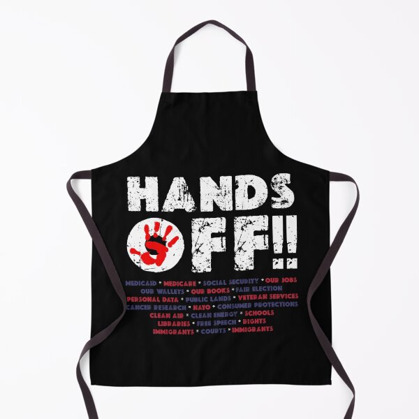 Item preview, Hands off my social security sign protest designed and sold by BrightNook.