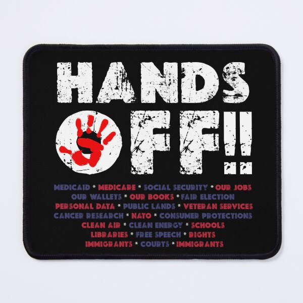 Item preview, Hands off my social security sign protest designed and sold by BrightNook.