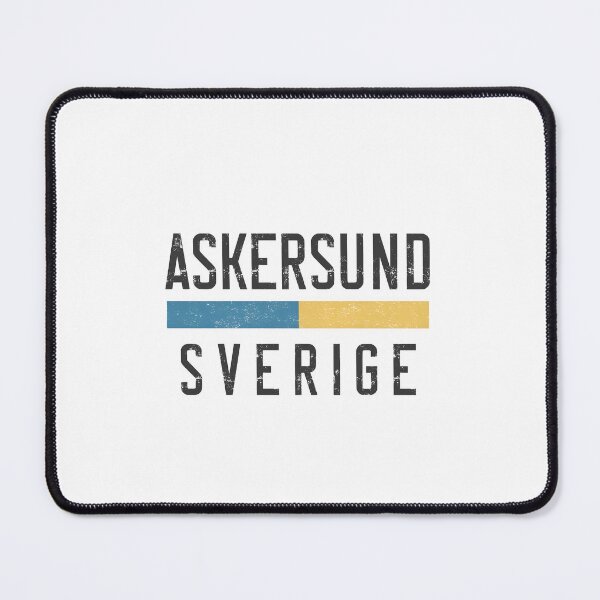 Item preview, Askersund Sverige Retro Vintage Swedish Flag  designed and sold by jeshands.