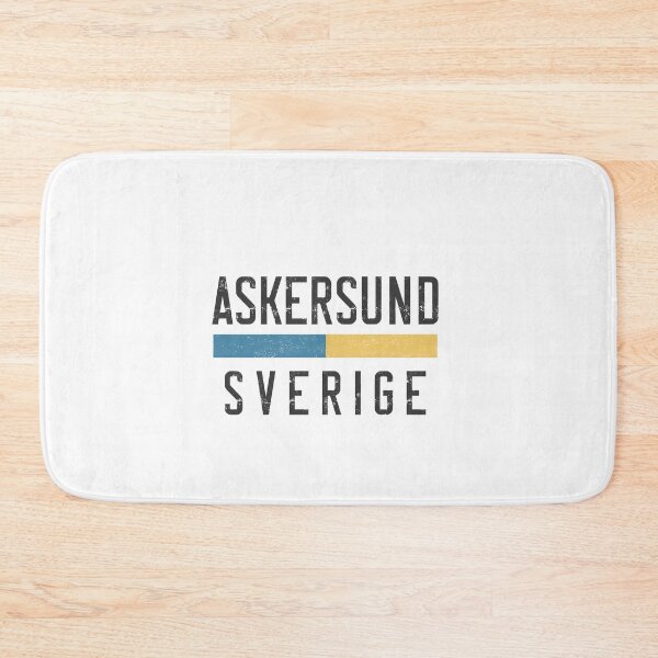 Item preview, Askersund Sverige Retro Vintage Swedish Flag  designed and sold by jeshands.