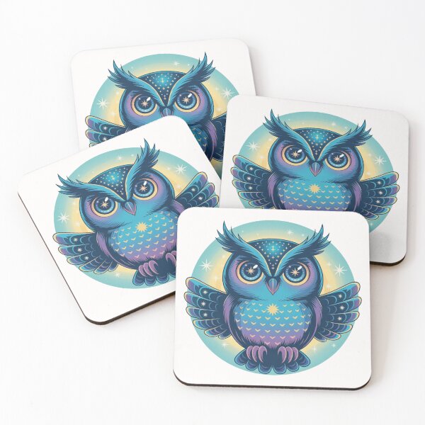 Item preview, galaxy owl designed and sold by WAISLYV.