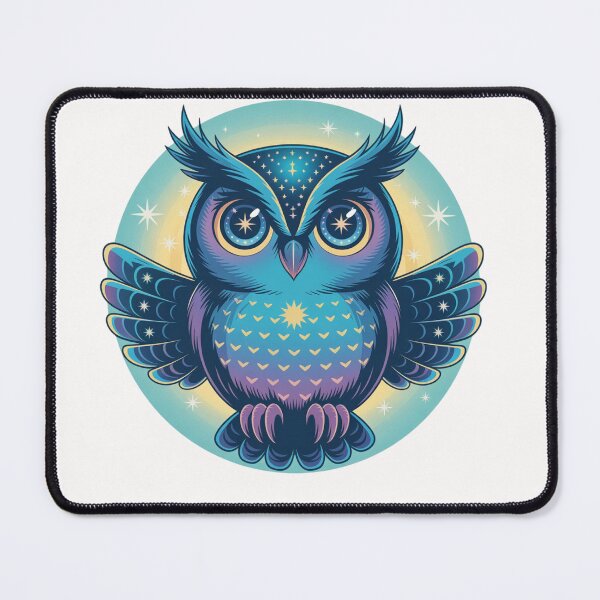 Item preview, galaxy owl designed and sold by WAISLYV.