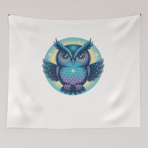 Item preview, galaxy owl designed and sold by WAISLYV.