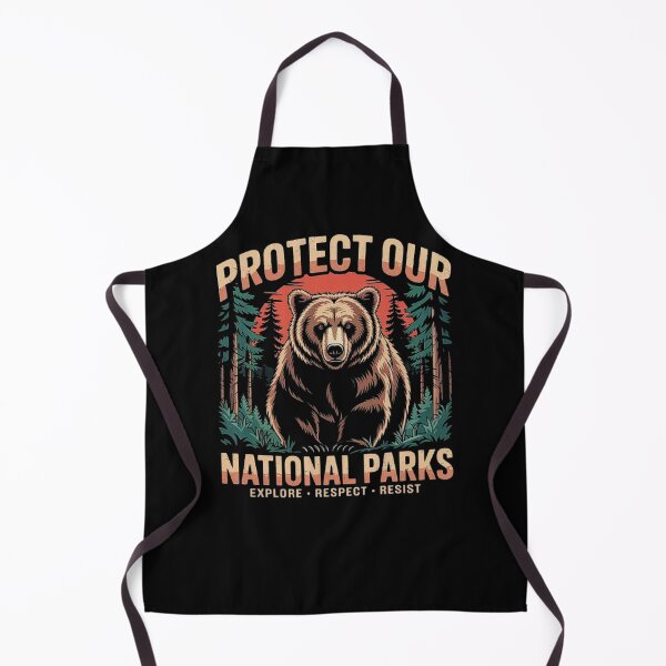 Item preview, Protect National Parks Bear Design – Wilderness Conservation Outdoor Nature Art designed and sold by love3617.