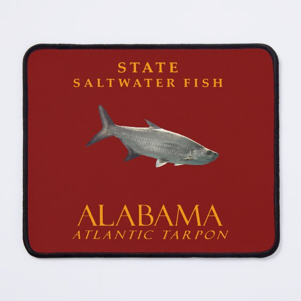 Item preview, Alabama Territory Saltwater Fish Atlantic tarpon designed and sold by taiche.