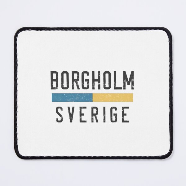 Item preview, Borgholm Sverige Retro Vintage Swedish Flag designed and sold by jeshands.