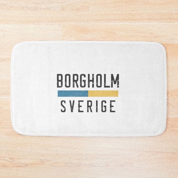 Item preview, Borgholm Sverige Retro Vintage Swedish Flag  designed and sold by jeshands.