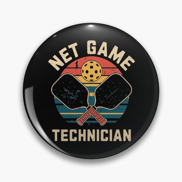 Item preview, Vintage Pickleball Paddle Design – Net Game Technician Retro Sports Art designed and sold by love3617.