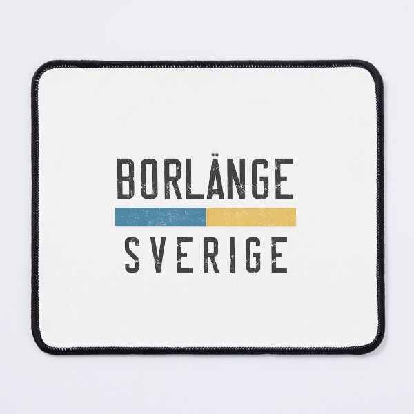 Item preview, Borlänge Sverige Retro Vintage Swedish Flag  designed and sold by jeshands.