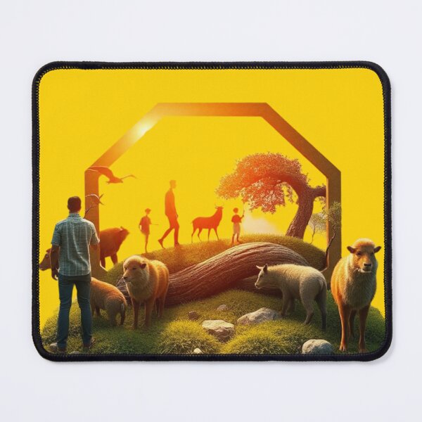 Item preview, animals and a human designed and sold by MindfluxStudio.