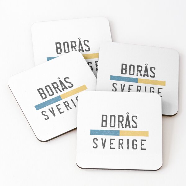 Item preview, Borås Sverige Retro Vintage Swedish Flag  designed and sold by jeshands.