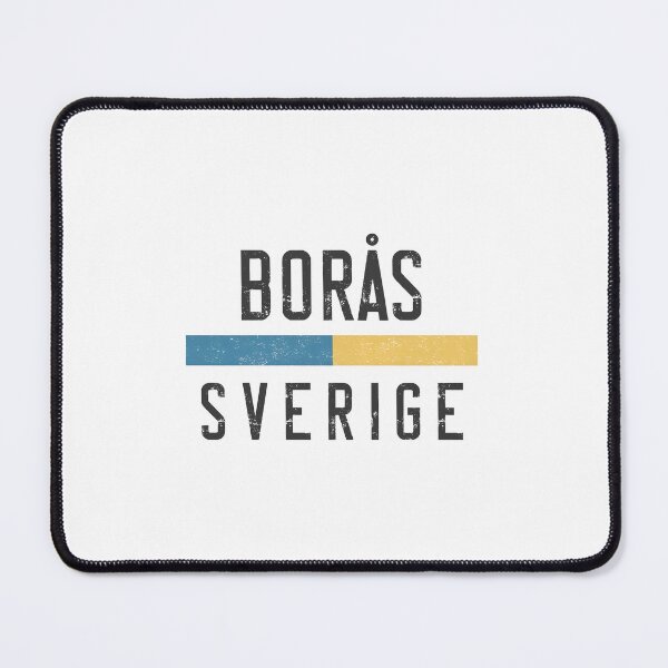 Item preview, Borås Sverige Retro Vintage Swedish Flag  designed and sold by jeshands.