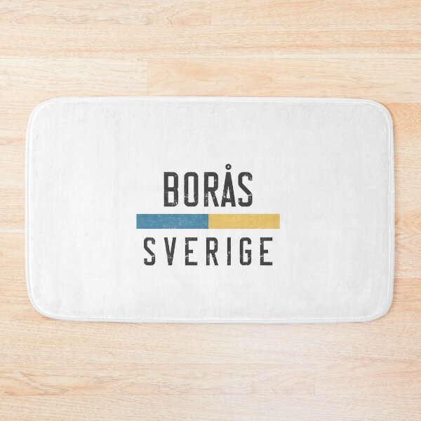 Item preview, Borås Sverige Retro Vintage Swedish Flag  designed and sold by jeshands.