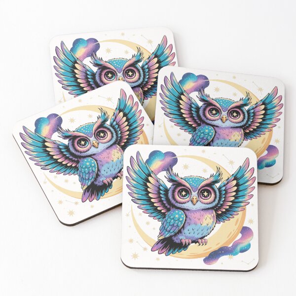 Item preview, galaxy owl designed and sold by WAISLYV.