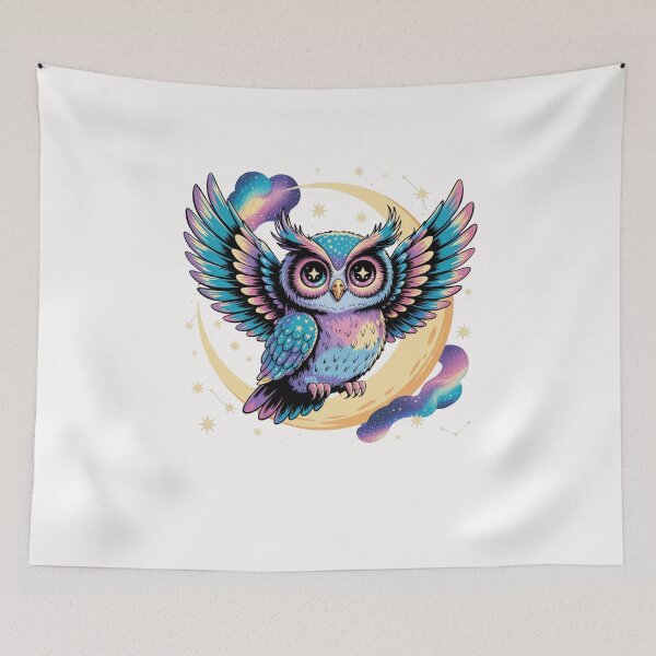 Item preview, galaxy owl designed and sold by WAISLYV.