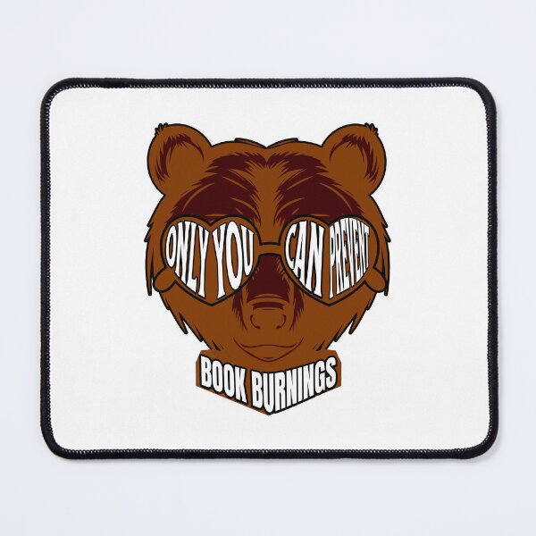 Item preview, Only You Can Prevent Book Burnings Bear with Sunglasses Design designed and sold by ArtDesignTp.