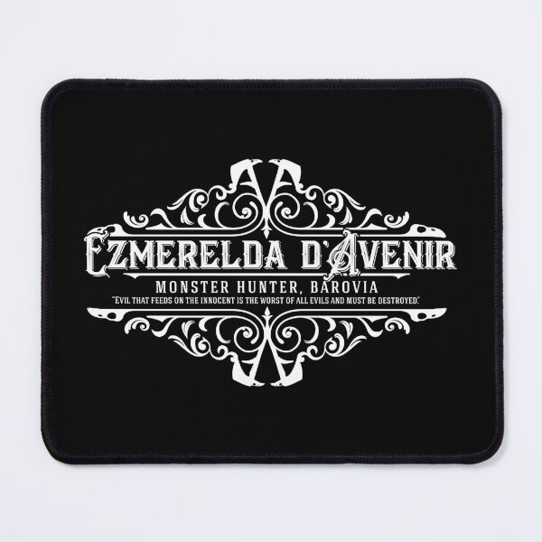 Item preview, Curse of Strahd: Ezmerelda d'Avenir (monochrome) designed and sold by firlachieldraws.
