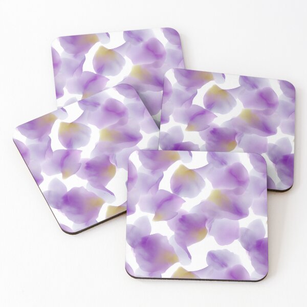Item preview, Dreamy Violet Petals with Yellow Highlights Pattern designed and sold by patternicco.