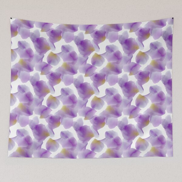 Item preview, Dreamy Violet Petals with Yellow Highlights Pattern designed and sold by patternicco.