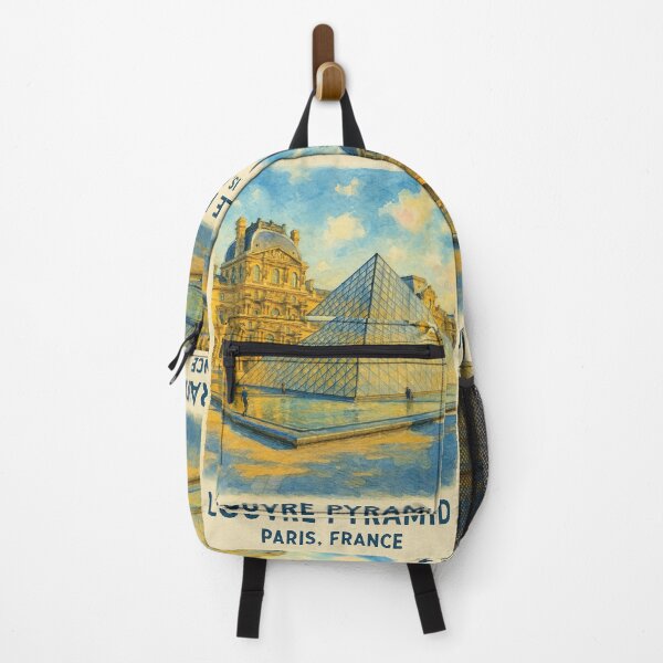 Item preview, Louvre Pyramid at Sunset in Paris designed and sold by Era-of-Traveler.