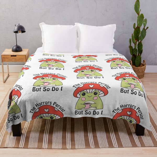 Item preview, The Horrors Persist Retro Frog Coffee Lover designed and sold by SAFIXO.
