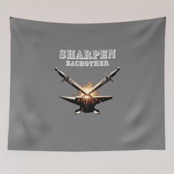 Item preview, Sharpen Eachother designed and sold by T-Hand141Homestead.