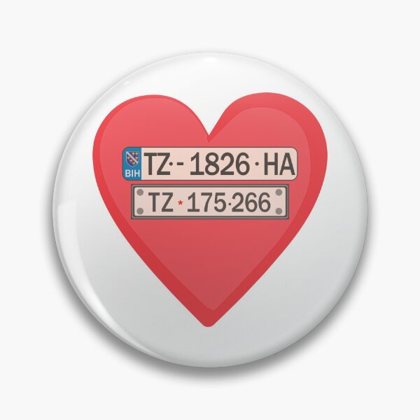 Item preview, Tuzla registarske iznake designed and sold by BeCoolByHarun.