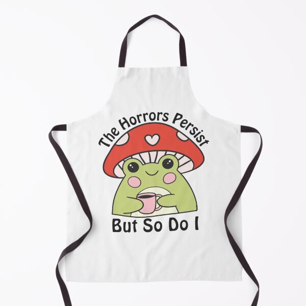 Item preview, The Horrors Persist Retro Frog Coffee Lover designed and sold by SAFIXO.