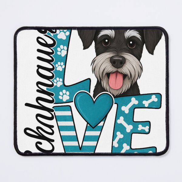 Item preview, LOVE Schnauzer designed and sold by SpaceForFuture.