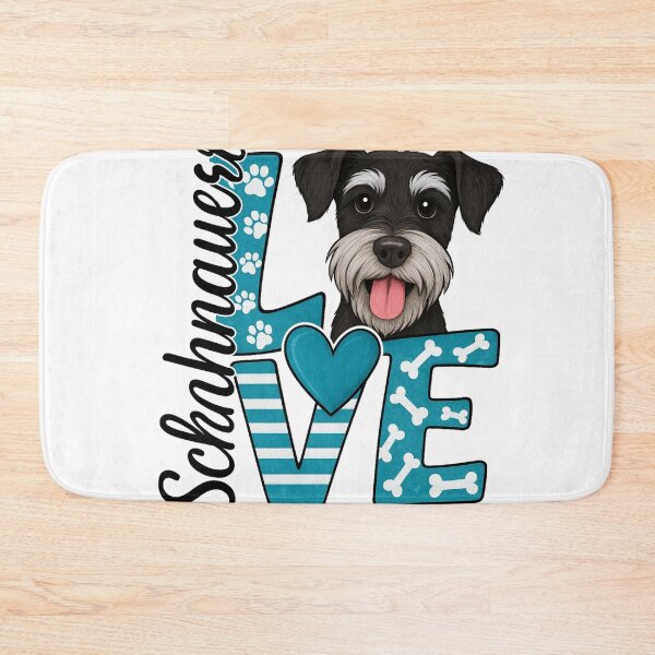 Item preview, LOVE Schnauzer designed and sold by SpaceForFuture.