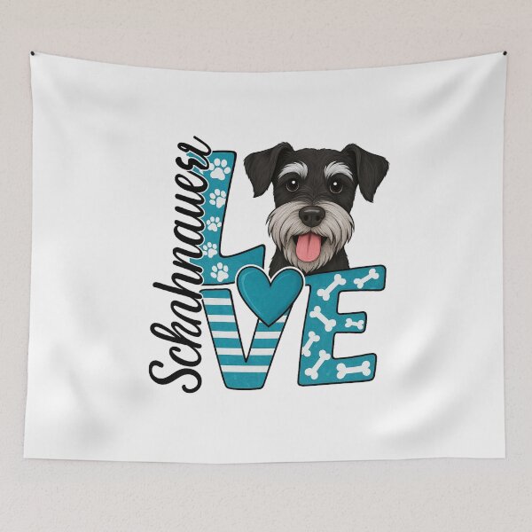 Item preview, LOVE Schnauzer designed and sold by SpaceForFuture.