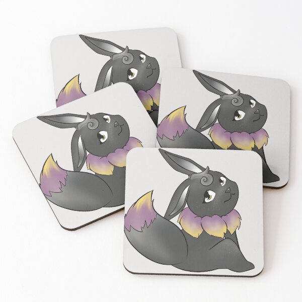 Item preview, Non-binary pride eevee designed and sold by overboldkobold.