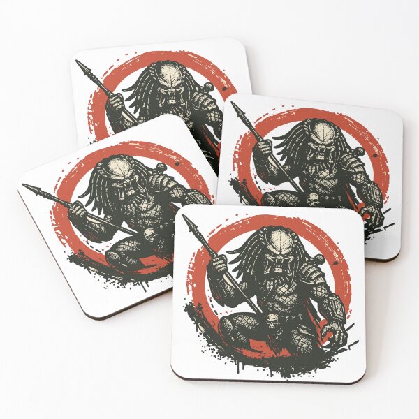 Item preview, Predator Warrior with Spear | Sci-Fi Hunter Vintage Art designed and sold by Petru&Myself.